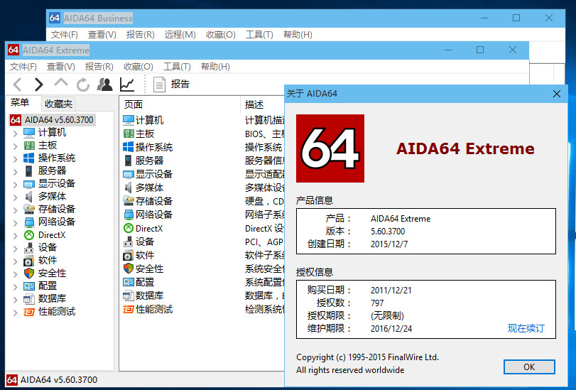 AIDA64 v7.20.6802 单文件绿色版