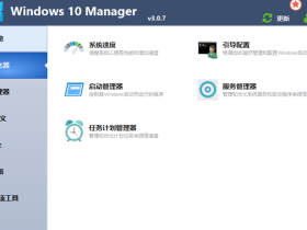 Win10 Manager v3.9.3 中文绿色版